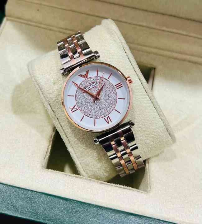 Emporio Armani Ladies RoseGold Mix Watch